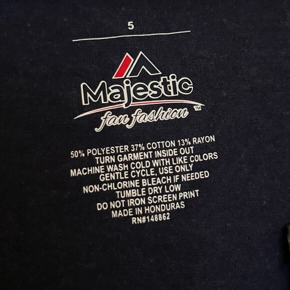 Torrid Size 5xl MLB New York Yankees Navy Classic Fit Raglan Tee - Picture 6 of 6